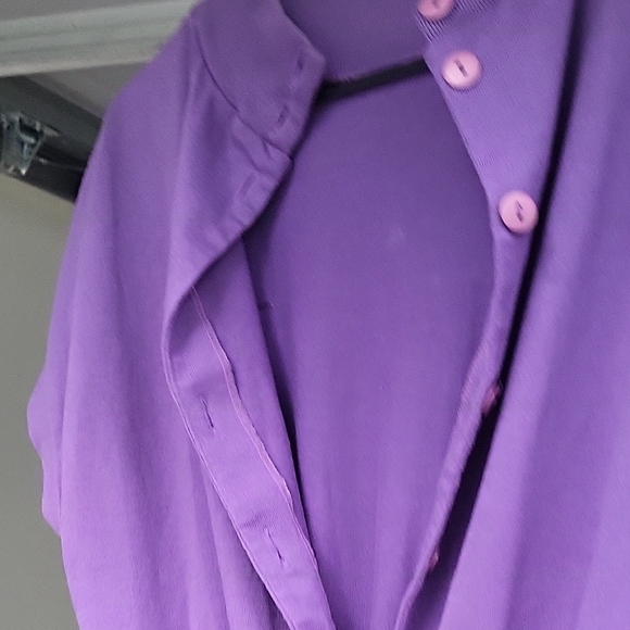 DB Sport Elegant Purple Jumper With Pockets - Picture 5 of 8